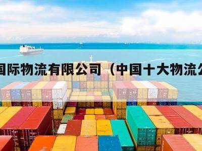 嘉林国际物流有限公司（中国十大物流公司有哪些）