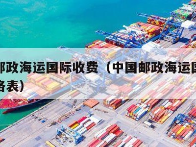 中国邮政海运国际收费（中国邮政海运国际收费价格表）