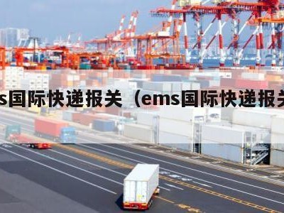 ems国际快递报关（ems国际快递报关费）