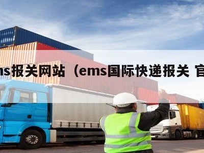 ems报关网站（ems国际快递报关 官网）