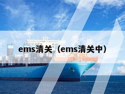 ems清关（ems清关中）