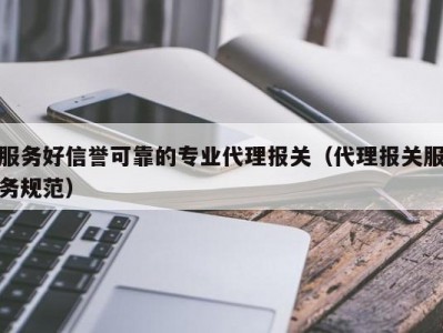 服务好信誉可靠的专业代理报关（代理报关服务规范）