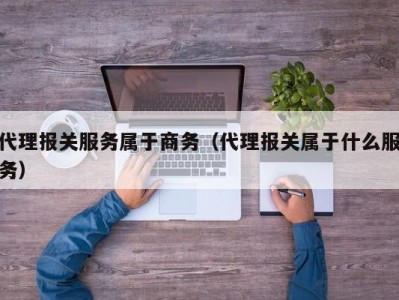 代理报关服务属于商务（代理报关属于什么服务）