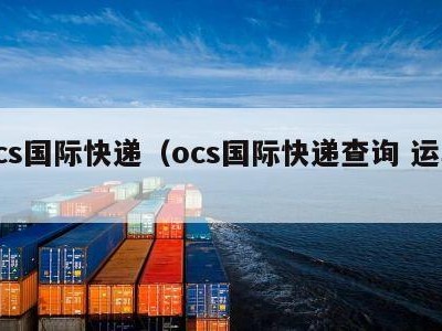 ocs国际快递（ocs国际快递查询 运单）