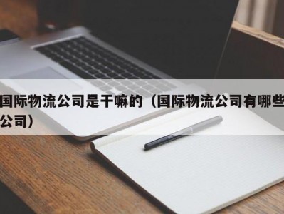 国际物流公司是干嘛的（国际物流公司有哪些公司）