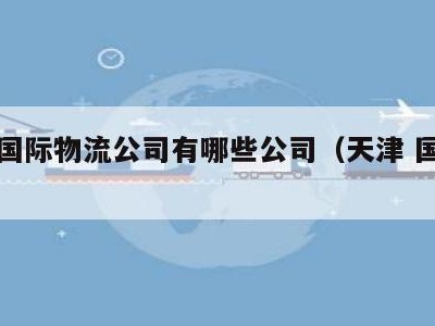 天津国际物流公司有哪些公司（天津 国际物流）