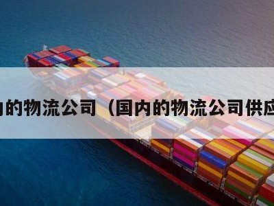 国内的物流公司（国内的物流公司供应链）