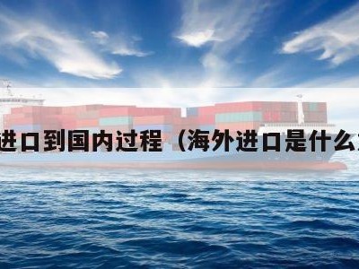 海外进口到国内过程（海外进口是什么意思）