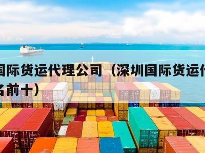 深圳国际货运代理公司（深圳国际货运代理公司排名前十）